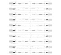 R7s Lot de 10 ampoules économiques halogènes 230 V 118 mm à intensité variable, blanc chaud, R7s 300.00 wattsW 230.00 voltsV