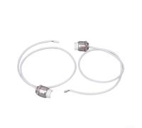 R7S Support de lampe | Douille en fer avec finition tube doré | Base montée sur le dessus pour ampoules R7S | Luminaire en métal durable pour décoration d'intérieur et commercial pour éclairage