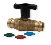 R851VT Robinet à boisseau sphérique avec connexions à pression R851VY105 Ø 28 GIACOMINI