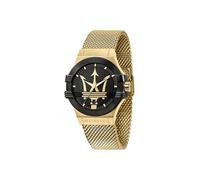 Maserati Montre Homme Potenza R8853108006 – Quartz 42 mm 10 ATM Acier PVD Or Jaune