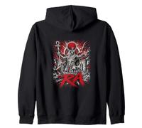 Ra Anu yptien Sun God Ankh Temple Sweat à Capuche
