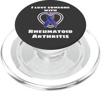 RA Awareness I Love Someone with Rheumatoid Arthritis PopSockets PopGrip pour MagSafe