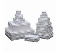RA RT vente en gros ABS plastique IP65 IP55 boîte de jonction étanche bricolage boîte de connexion électrique extérieure boîte de branche de câble RT 400x350x120mm