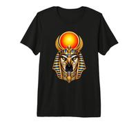 Ra Sun Disk Falcon God Art Mythique égyptien Antique T-Shirt Haut de Gamme