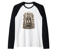 Ra Sun God Falcon Guardian Art Mythique égyptien Antique Manche Raglan