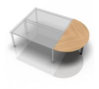 RA160 G - tablette d'extension 160x80 Chêne