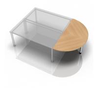 RA160 - tablette d'extension 160x80 Chêne