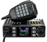 Ra25 Émetteur-Récepteur Mobile, Double Bande Double Moniteur, 5W/20W, 500 Canal, Fm Radio, 5Tonalité/2Tonalité/Dtmf, 1.44 Inch Tft Afficher, Mini Mobile Radio (1Pcs, Noir)