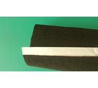 RA900 - Rouleau de moquette acoustique autocollante, noir, dimensions 70 x 140 cm