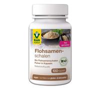 Raab Vitalfood Capsules de tégument de psyllium| 100 capsules | pouvoir gonflant élevé | végétalien