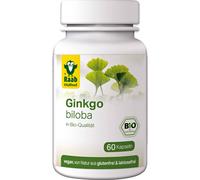 Raab Vitalfood Ginkgo Biloba Bio 60caps