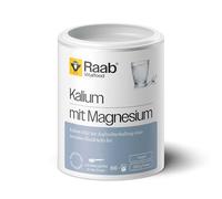 Raab Vitalfood Potassium avec poudre de magnésium (200 g) - Pour les nerfs, la fonction musculaire et le potassium pour la pression artérielle, composition idéale, sans additifs