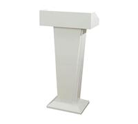 RAABYU Floor Lectern Podium Lectern Podium Stand Lecterns Acrylic Podium Stand Height 118cm Iron Podium Reception Desk Pulpits for Churches Conference Table Teacher Po