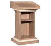 RAABYU Lectern Podium Stand Podium Stand Pulpits for Churches Modern Lecterns Podiums Stand Up Desk Podium for Restaurants Weddings Office and Classrooms Easy Assembly