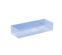 Raaco Casier individuel A7-2 - Godet en PP transparent 47 x 79 x 219 mm - Qté 1