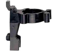 raaco 110655 Manche Galbé Clip 6, Noir, 24 mm, Set de 6 Pièces