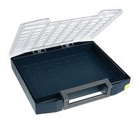 raaco 134958 Boxxser 80 8x8-0 Mallette de rangement, Bleu/transparent
