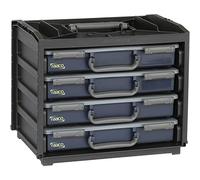 Raaco Caisson de transport 136242 G pour 4 mallettes A4