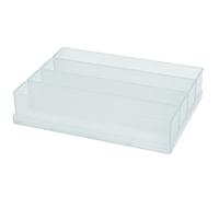 raaco Insert de coffret de rangement (L x l x H) 220 x 160 x 47 mm Nombre de compartiments: 4 Contenu 1 pc(s)