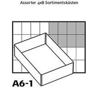 Raaco Insert pour coffret de rangement 136495 A6-1 – 220×160×47 mm – 2 compartiments – 1 pièce
