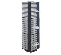 raaco 137447 1200 Support Rotatif pour casiers, Bleu, 176 cm