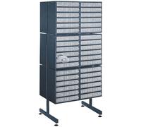 raaco 137614.0 support inférieur 250 'pour entrepôts en acier en bleu