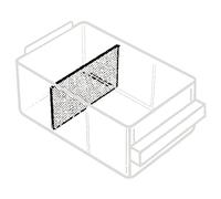 Raaco Séparations pour rayonnage à tiroirs 150-02 87 x 49 mm 24 pièces
