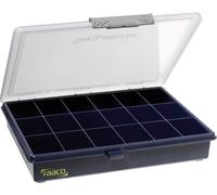 raaco Assorter 5-18 Mallette de rangement (L x l x H) 240 x 195 x 43 mm Nombre de compartiments: 18 séparations fixes Contenu 1 pc(s)