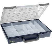 raaco Assorter 55 4x8-15 Mallette de rangement (L x l x H) 338 x 261 x 57 mm Nombre de compartiments: 15 séparations fixes Box Contenu 1 pc(s)