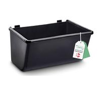 Raaco Bac de Rangement Clip 9 pour panneau perforé & panneau mural d'outils, 8,3 x 10,8 x 5,8 cm, Idéal pour ranger des petites pièces en atelier, Porte-outils robuste, Capacité de 2,2 kg