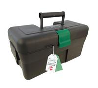 raaco Boîte à Outils 17", pour Rangement Outillage Vide en Plastique, 22,3 x 44,2 x 22,9 cm, Capacité 25 kg, Caisse Outils Légère, avec Compartiment Intérieur pour une Organisation Optimale