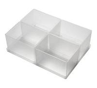 Raaco boîte d'encastrement BA7-1 pour boîte de rangement 109x79x80 mm Transparent G
