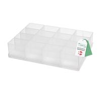 Raaco Boîte d'Insertion 55 16xA9-1, 16 compartiments, 16 x 22 x 4,7 cm