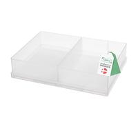 Raaco Boîte d'Insertion 55 2xA6-1, 2 compartiments, Rangement Visserie