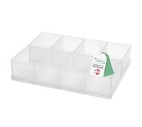 Raaco Boîte d'Insertion 55 8xA8-1, 8 compartiments, Rangement Visserie