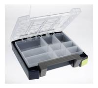 Raaco Mallette de rangement Boxxser L241×P225×H55 mm, 9 compartiments avec grille profilée, 1 pièce
