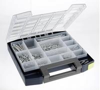 raaco Boxxser 55 5x5-15 Coffret de rangement (L x l x H) 284 x 298 x 55 mm Nombre de compartiments: 15 séparations variables Box Contenu 1 pc(s)