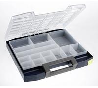 raaco Boxxser 55 6x6-14 Coffret de rangement (L x l x H) 323 x 354 x 55 mm Nombre de compartiments: 14 Contenu 1 pc(s)