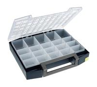 Raaco Boxxser 80 5x10-20 boîte de rangement, 20 compartiments, système | Boîte de Rangement Visserie Premium pour Atelier avec 20 Compartiments, Stockage Sécurisé, Portable, 36.1 x 42.1 x 7.8 cm