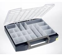 raaco Boxxser 80 8x8-18 Coffret de rangement (l x H x P) 465 x 78 x 401 mm Nombre de compartiments: 18 Contenu 1 pc(s)