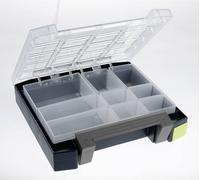 raaco boxxser Coffret de rangement (L x l x H) 225 x 241 x 55 mm Nombre de compartiments: 9 Contenu 1 pc(s)