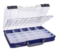 raaco CarryLite 55 5x10-25/2 DLU Coffret de rangement (l x H x P) 413 x 58 x 330 mm Nombre de compartiments: 25 Contenu