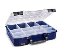 Raaco Mallette de rangement CarryLite 80 – 12 compartiments – 337×278×80 mm