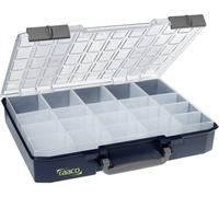 Raaco Boîte de rangement CarryLite 80 5x10-20 – 20 compartiments – claire
