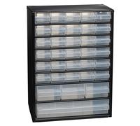 raaco Casier de rangement pour petites pièces l306xP150xH420mm tôle d'acier 3...