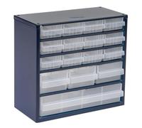 raaco 616-123 Réservoir pour petites pièces (l x H x P) 306 x 283 x 150 mm Nombre de compartiments: 16 Contenu 1 pc(s)
