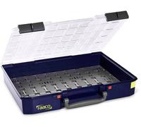 raaco CL LMS 80 5x10-0 Coffret de rangement (L x l x H) 413 x 413 x 81 mm Nombre de compartiments: 50 séparations variables Piece Contenu 1 pc(s)