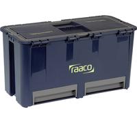 Raaco Boîte à outils Compact 27 (136587) – 6 compartiments – Bleu/Gris