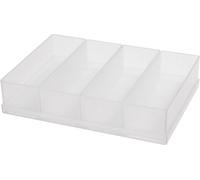 raaco Insert de coffret de rangement (L x l x H) 220 x 160 x 47 mm Nombre de compartiments: 4 Contenu 1 pc(s)