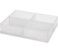 raaco Insert de coffret de rangement (L x l x H) 220 x 160 x 47 mm Nombre de compartiments: 4 Contenu 1 pc(s)